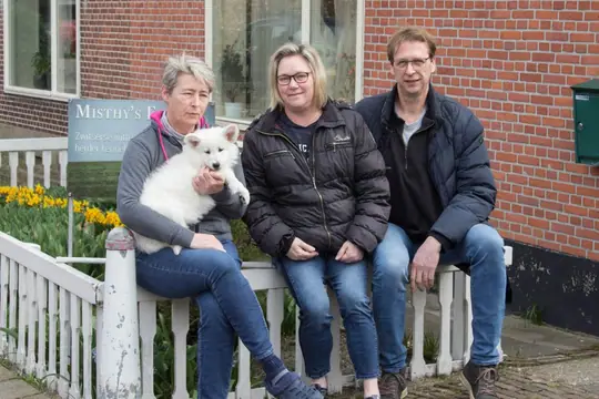 Misthy's frineds Quelly - Sara bij het vertrek